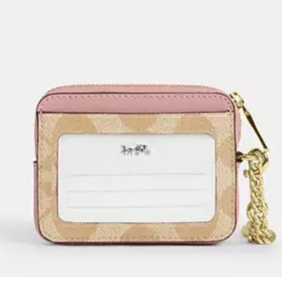 🌸 Coach X Observed By Us Zip Card Case In Signature Canvas - Picture 5 of 5